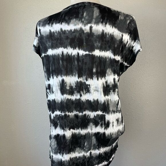 NWT MICHAEL Michael Kors Black & White Top Size M - Picture 4 of 7